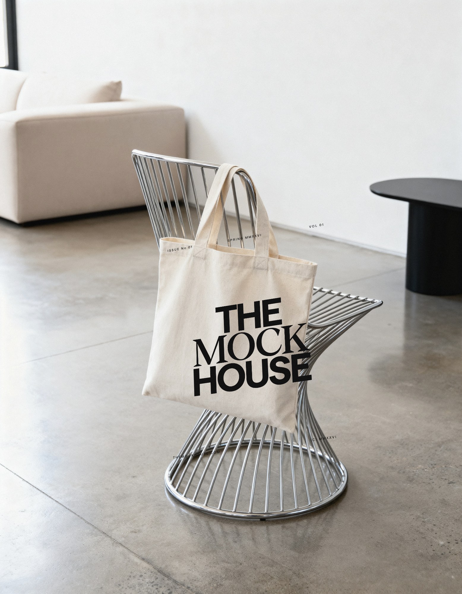 The George Room 5 tote bag mockup